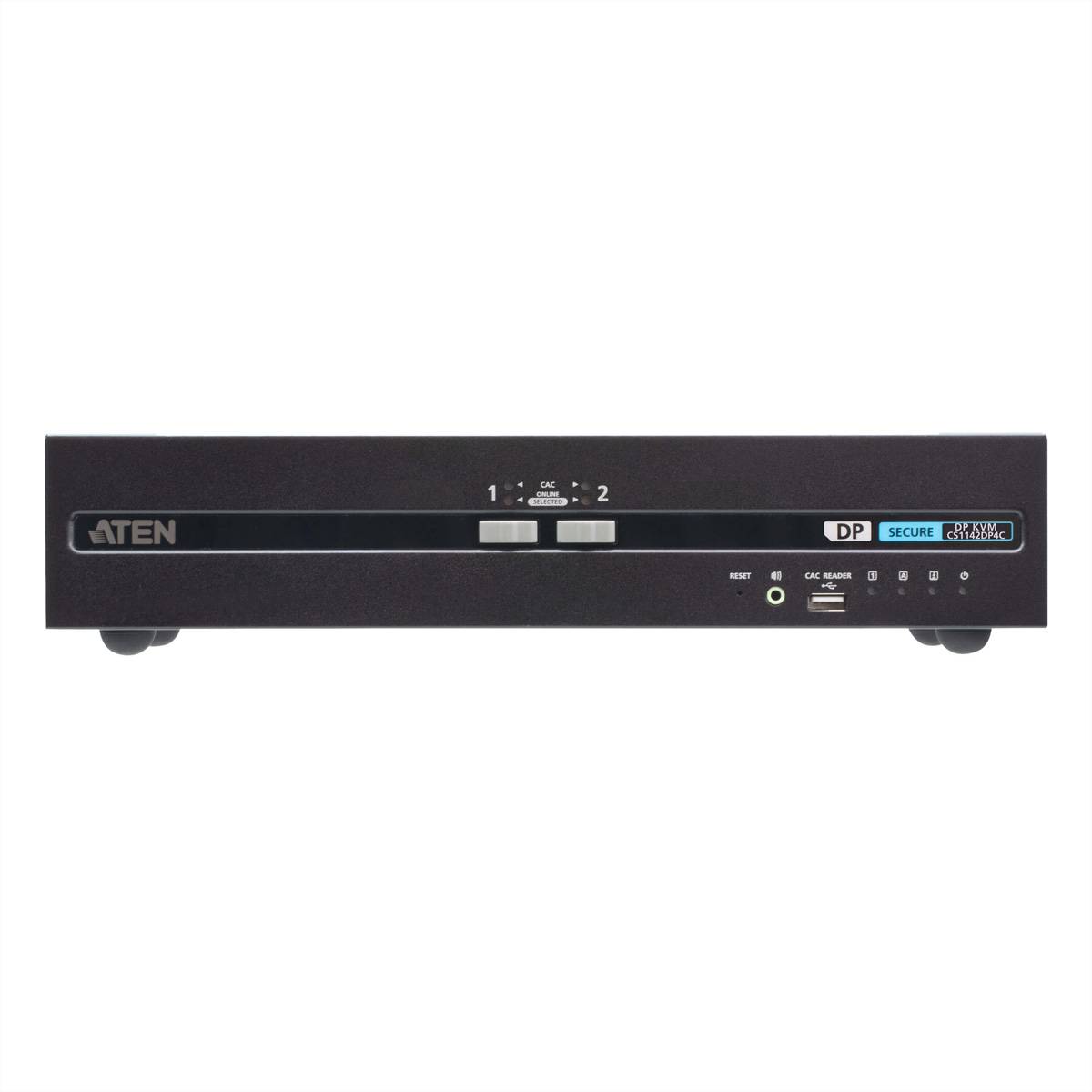 ATEN USB DisplayPort Dual Display Secure KVM Switch - KVM-Umschalter - 2-Port-0