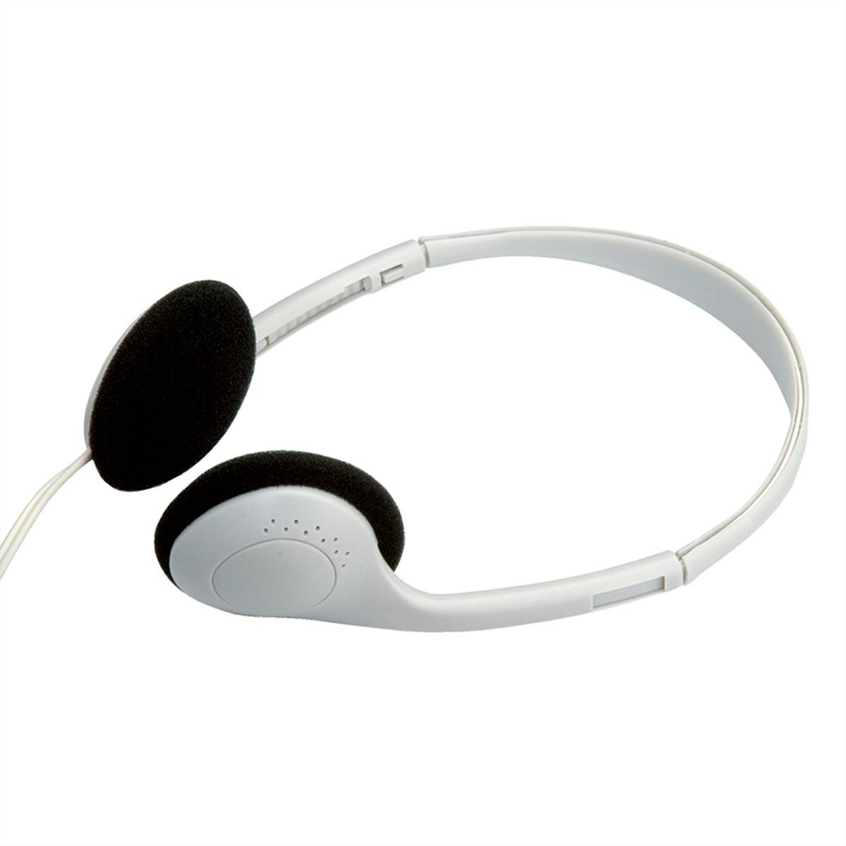 VALUE Stereo Kopfhörer mit Lautstärkeregler, grau-2