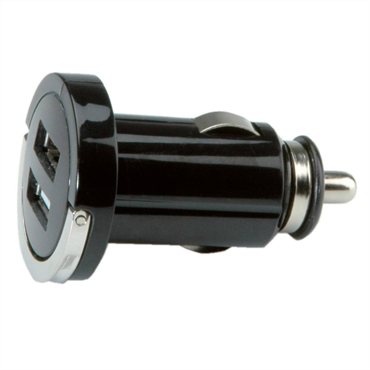VALUE USB Charger mit KFZ-Stecker, 2 Port, 10W-4