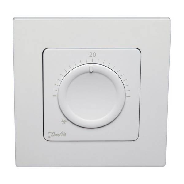 Danfoss Raumthermostat Icon mit Einstellrad, Unterputz, 088U1000