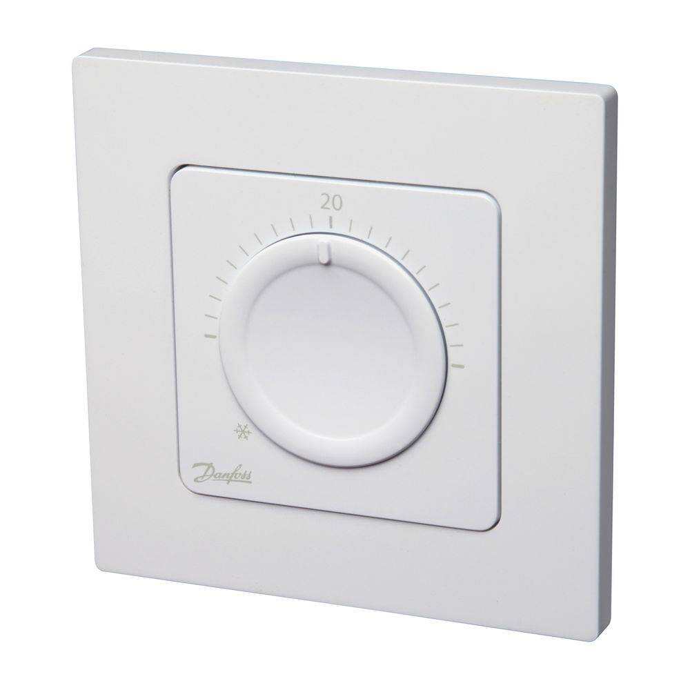 Danfoss Raumthermostat Icon mit Einstellrad, Unterputz, 088U1000-1