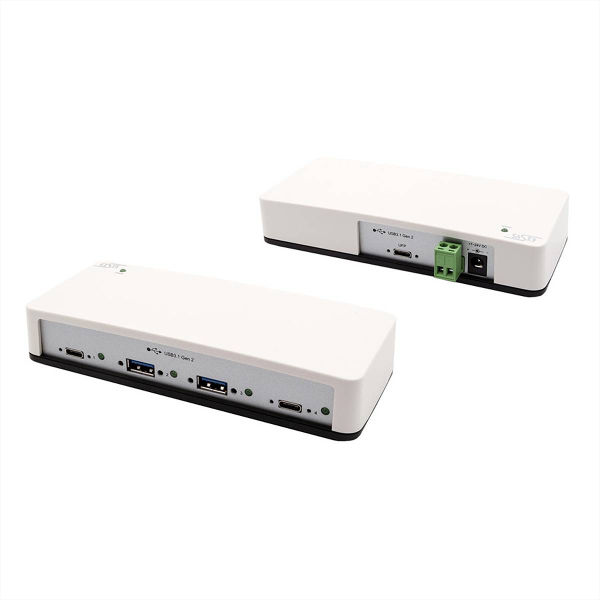 EXSYS EX-1250V 4 Port USB 3.2 Gen2 HUB mit 2x C- und 2x A-Anschlüsse-0