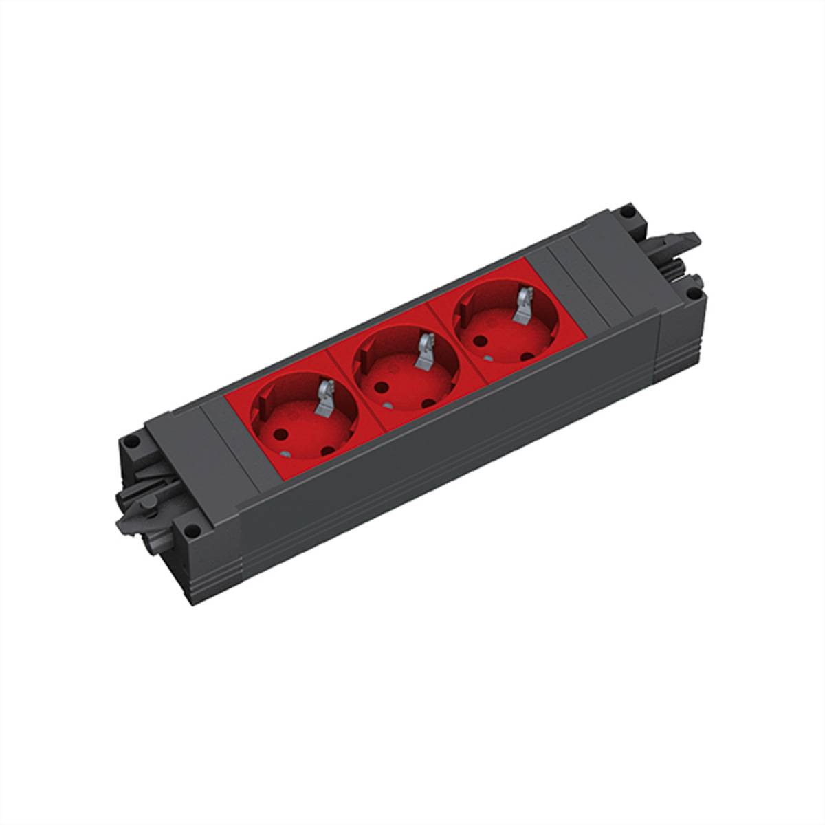 BACHMANN STEP BASE 3xCEE7/3 rt GST18, schwarz / rot