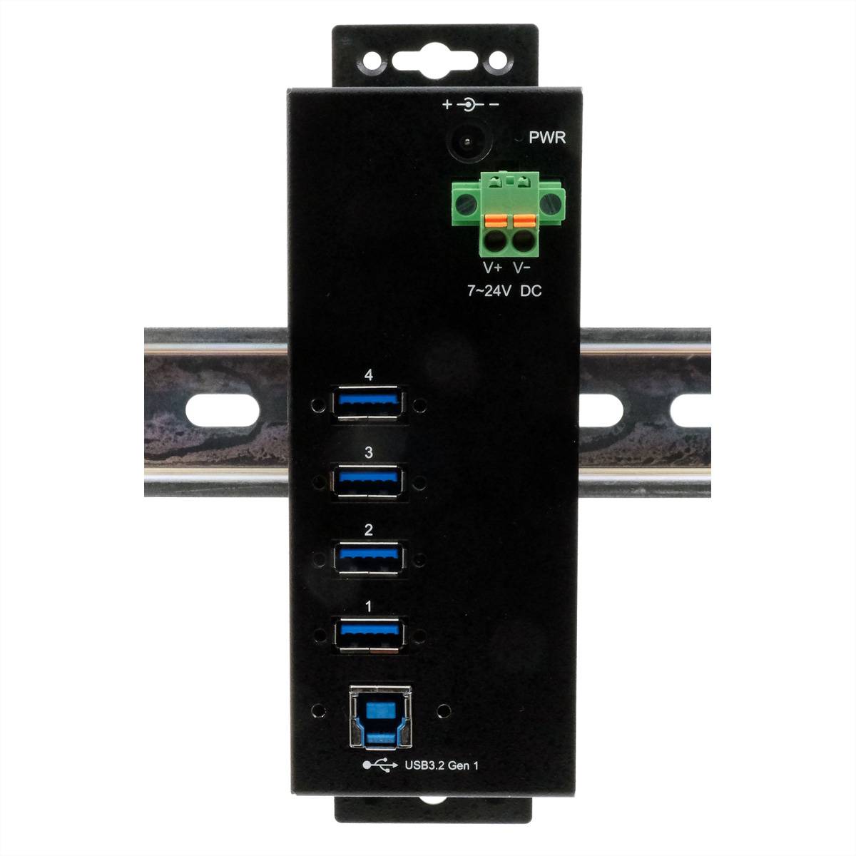 EXSYS EX-1186HMVS-2 4 Port USB 3.2 Gen 1 HUB mit 15KV ESD Überspannungs-Schutz-4