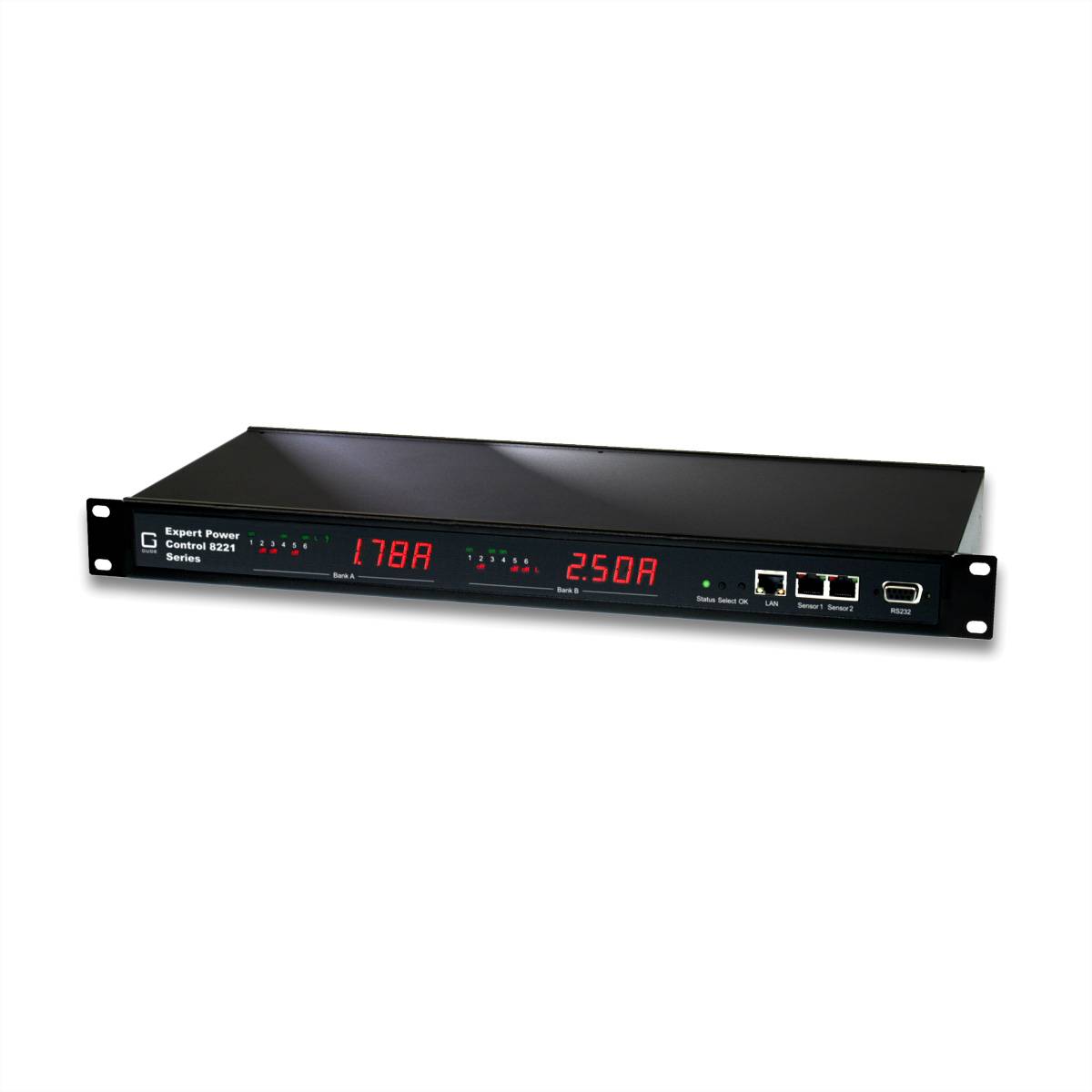 GUDE 8221-1 EPC NET IP-Fernschaltsteckdose, 2x 6fach, Strommessung-1
