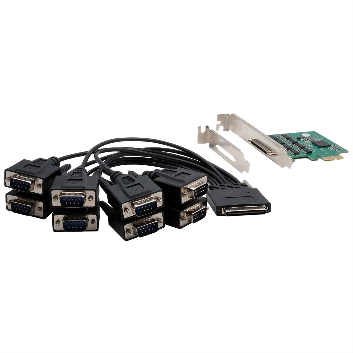 EXSYS EX-46028 8S Seriell RS-232 PCIe Karte-3