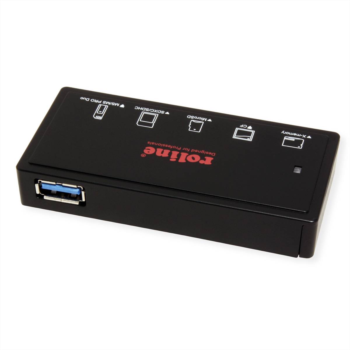 ROLINE USB 3.2 Gen 1 Multi Card Reader, schwarz-2