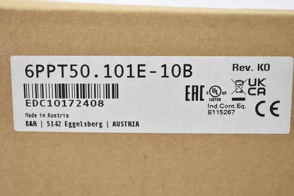B&R automation Power Panel T50 10,1" 800MHz 1GB RAM 6PPT50.101E-10B Rev. K0