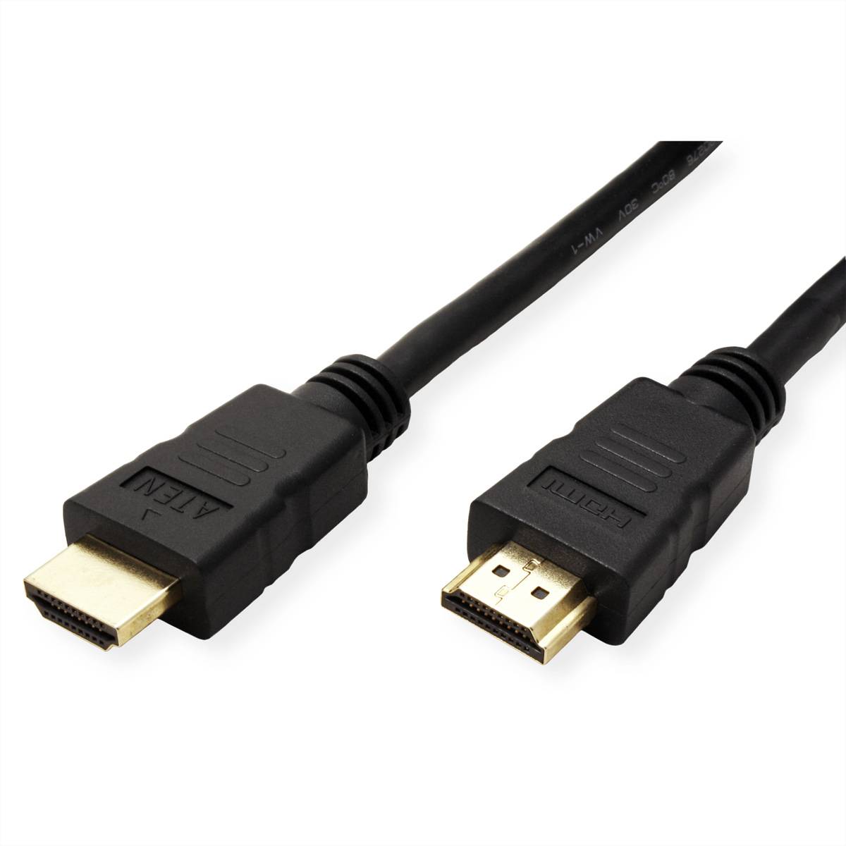 ATEN 2L-7D02H-1 High Speed True 4K HDMI Kabel mit Ethernet, schwarz, 2 m-1