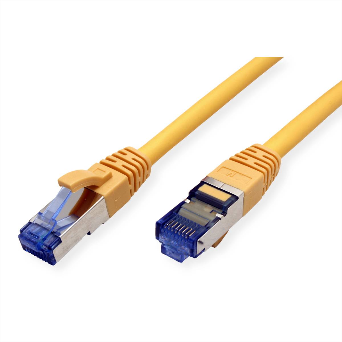 VALUE Patchkabel Cat.6A (Class EA) S/FTP (PiMF), LSOH, gelb, 0,15 m-1