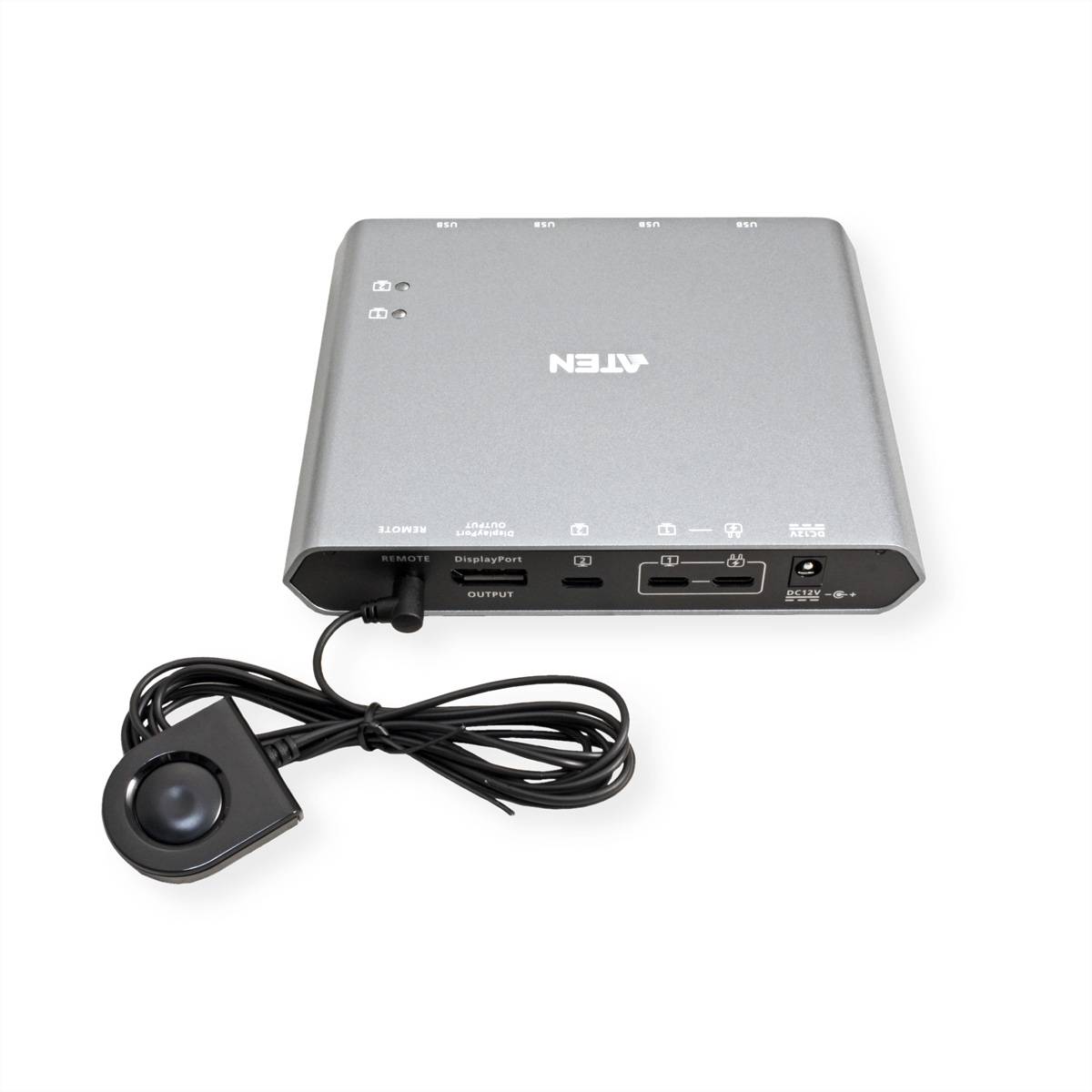 ATEN US3311 2-Port USB-C 4K DisplayPort KVM Dock-2