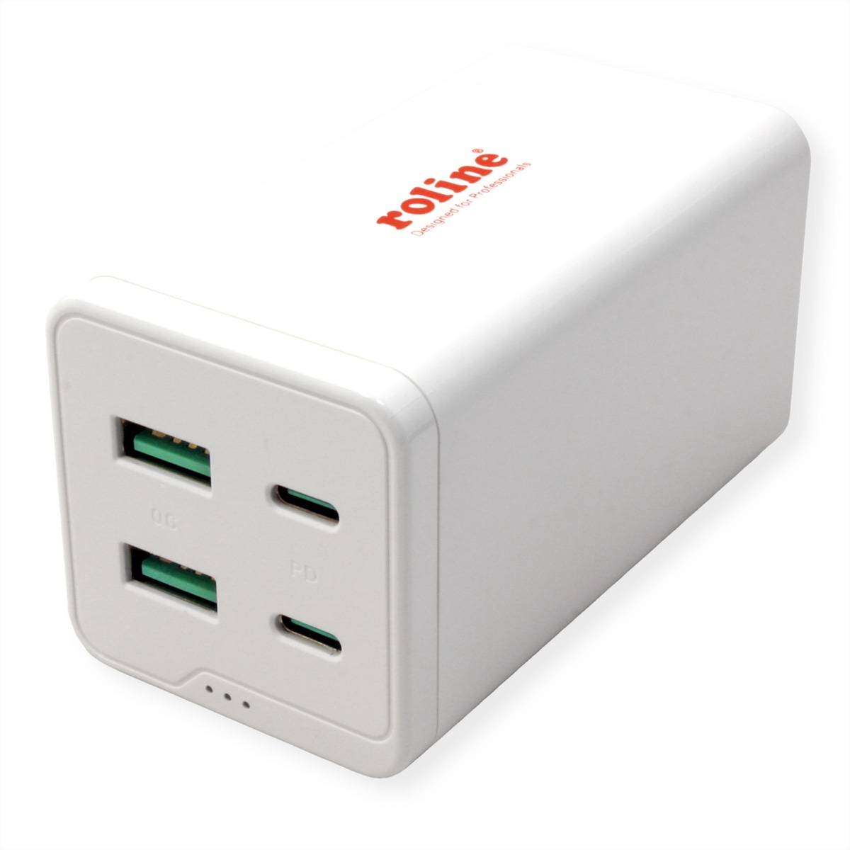 ROLINE USB Charger, 4 Port (2x USB-C, 2x USB-A QC3.0), max. 120W-1