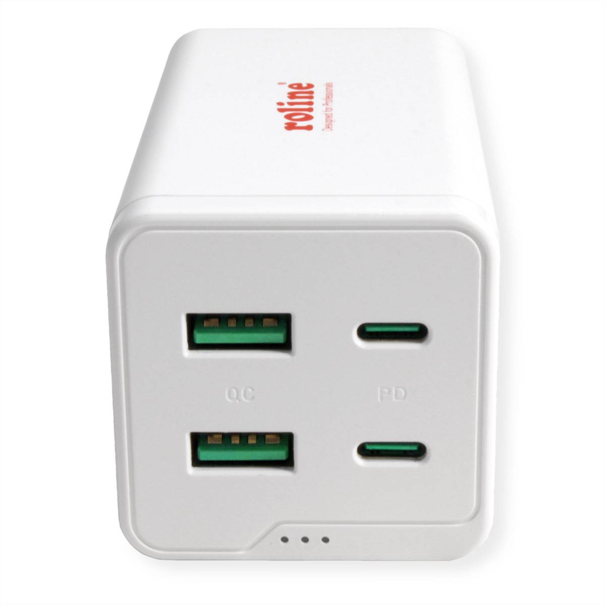 ROLINE USB Charger, 4 Port (2x USB-C, 2x USB-A QC3.0), max. 120W-3