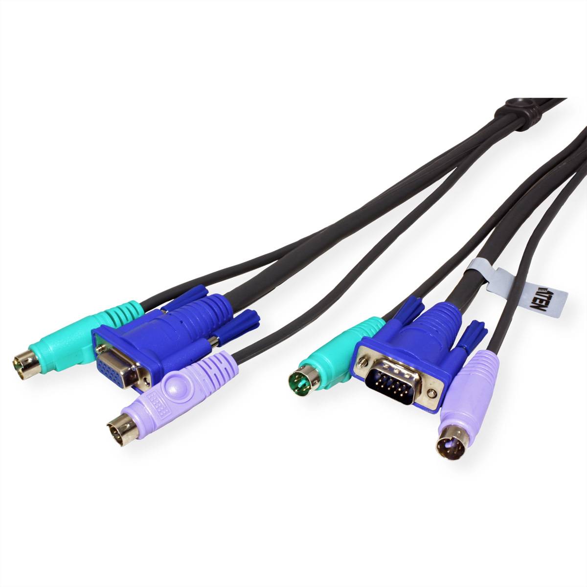 ATEN 2L-1010P/C KVM VGA Anschlusskabel, schwarz, 20 m-1