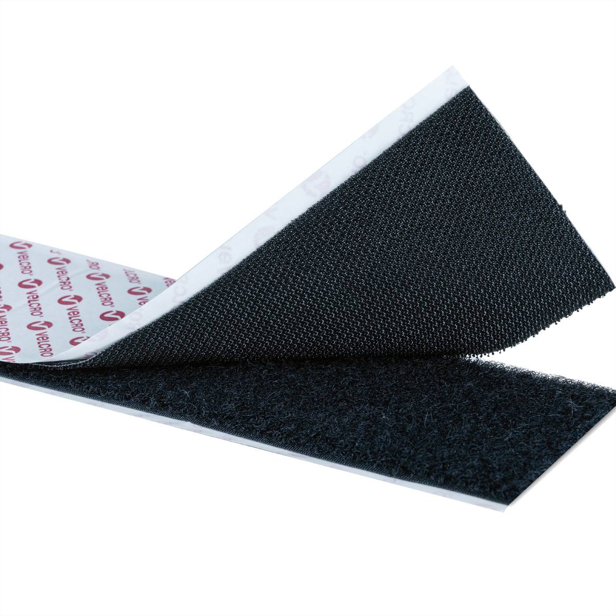 VELCRO® Extreme Strength Fastener 25m Hakenband 25m Flauschband, Haken & Flausch 50mm schwarz-1