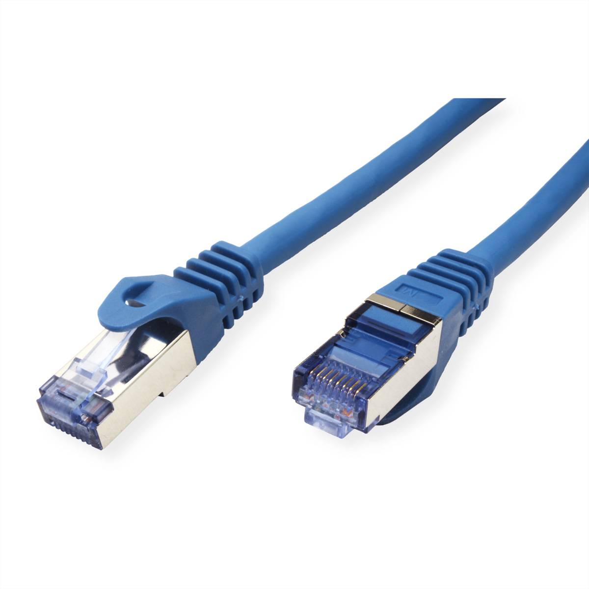 ROLINE Patchkabel Cat.6A S/FTP (PiMF), Component Level, LSOH, blau, 0,5 m-1