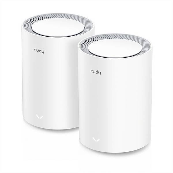 CUDY M3000 AX3000 Wi-Fi 6 Mesh 2.5G 2er-Pack weiß