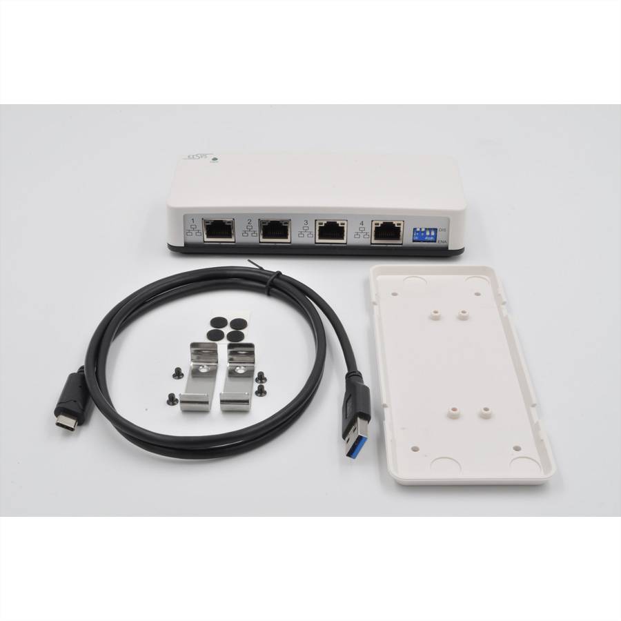 EXSYS EX-1329 USB 3.0/3.1 Gen1 zu 4 x Ethernet 1Gigabit-2
