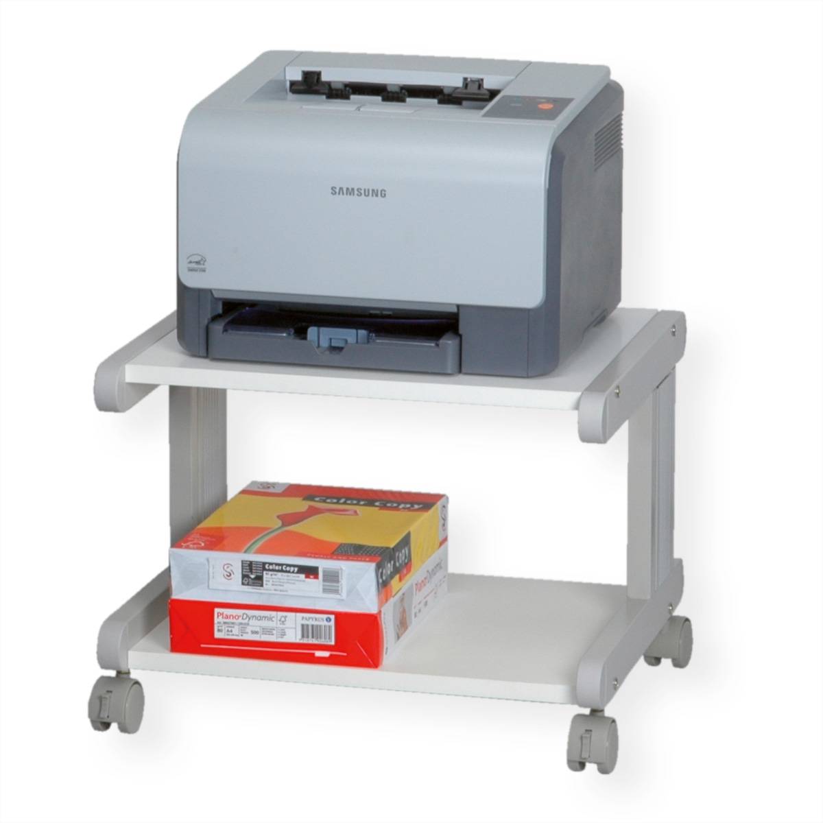 ROLINE Mini-Druckertisch, bis 30 kg, grau-2