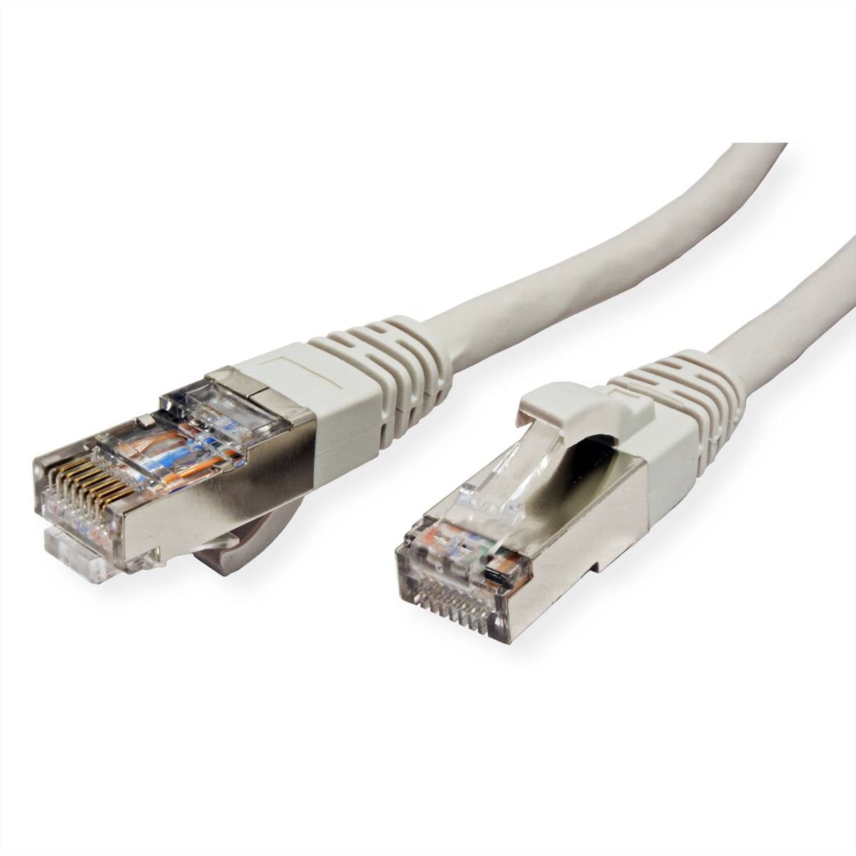 ROLINE S/FTP-Kabel Cat.7, LSOH, mit RJ-45 Steckern (500 MHz / Class EA), grau, 5 m-1