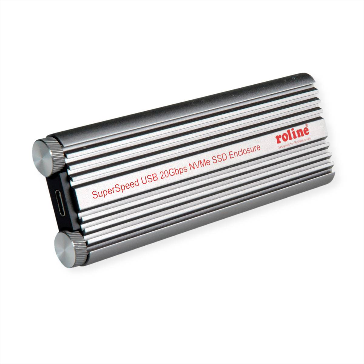 ROLINE Externes SSD-Gehäuse, M.2, NVMe zu USB 3.2 Gen 2x2 Typ C-1