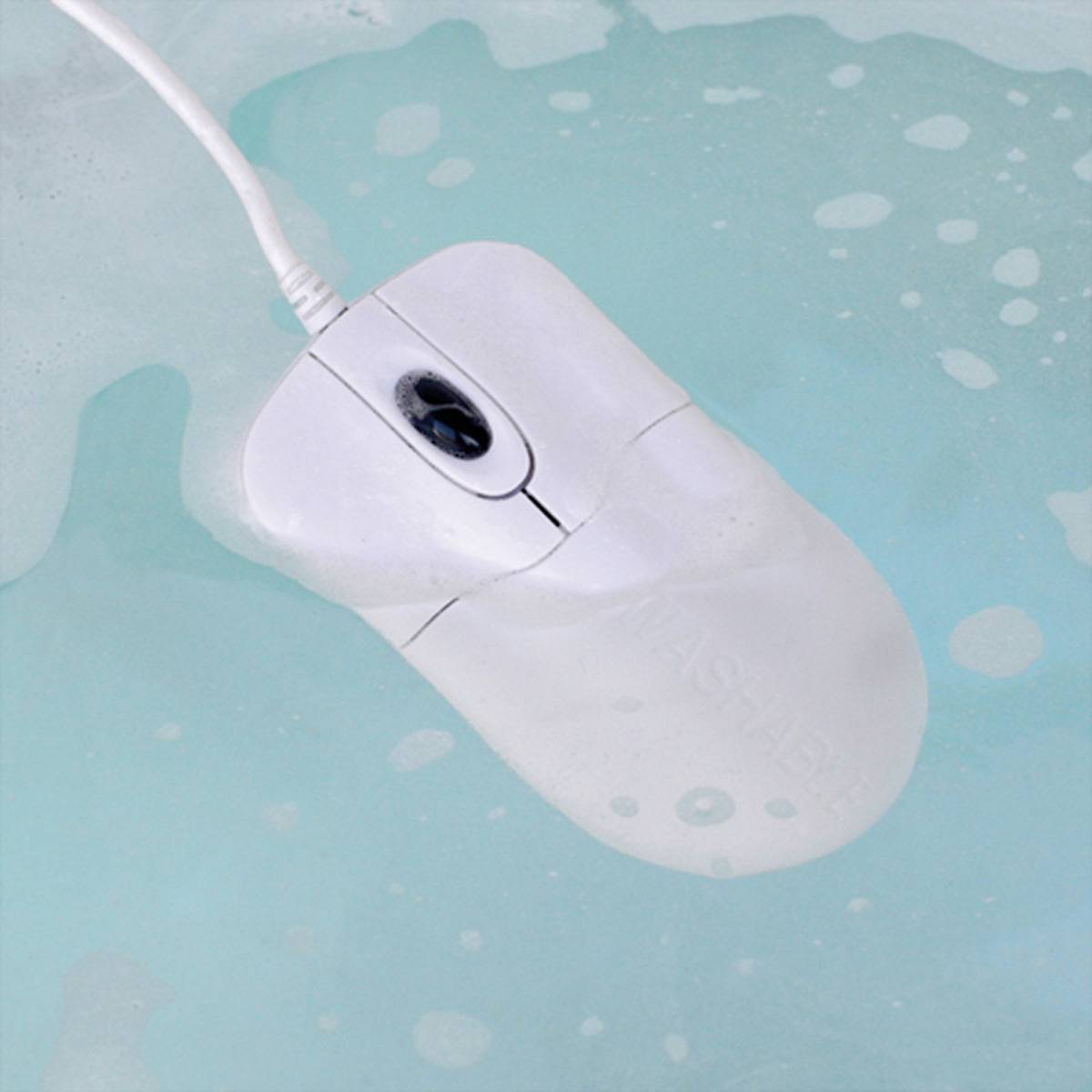 SEAL SHIELD Silver Storm Mouse USB white STWM042-2