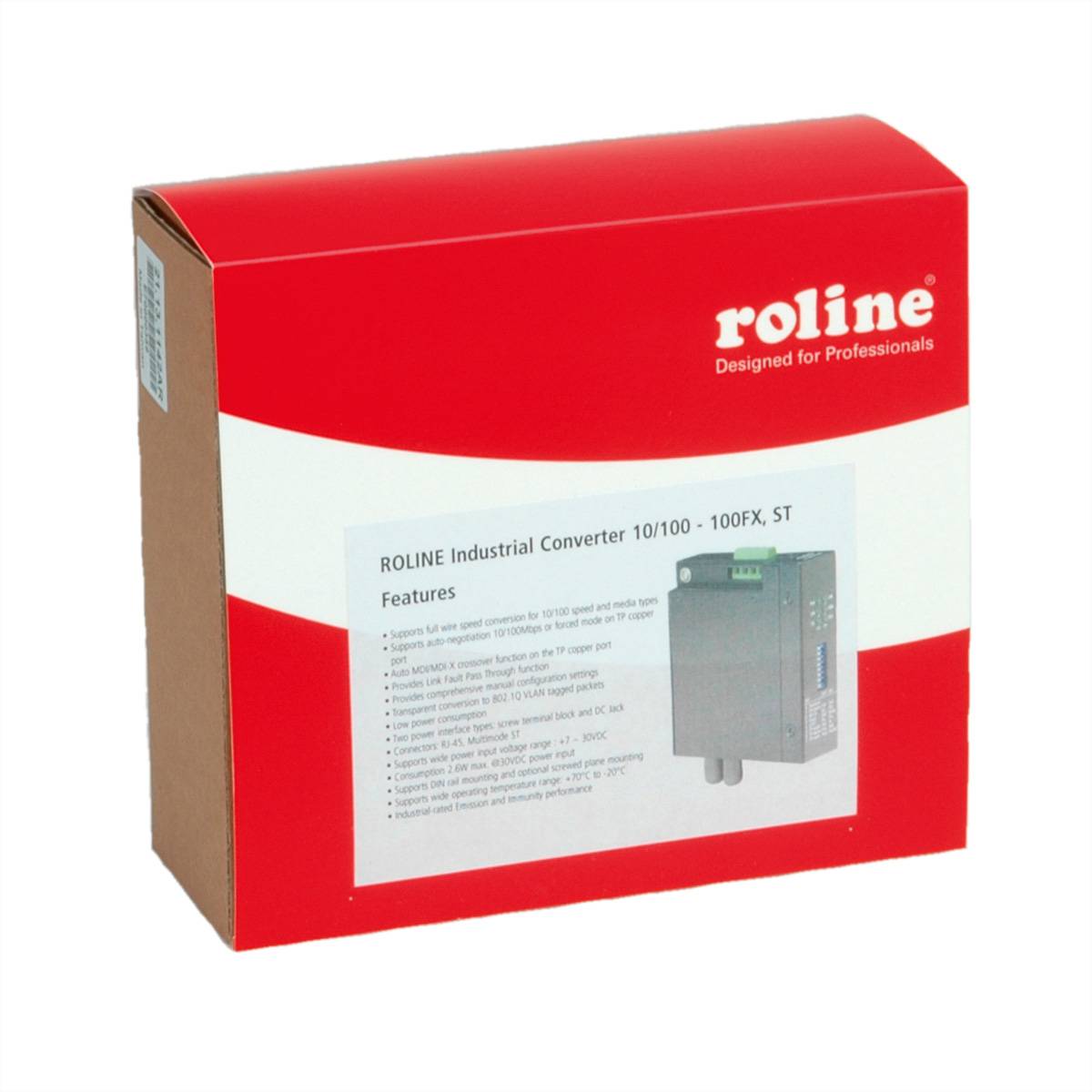 ROLINE Industrie Konverter RJ-45, ST-1