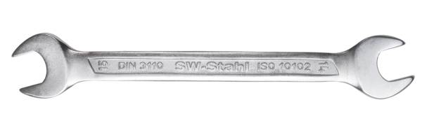 SW-Stahl 00103L Doppelgabelschlüssel SW 10 und 11 mm I Gabelschlüssel I Maulschlüssel offen I Doppelmaulschlüssel 10x11