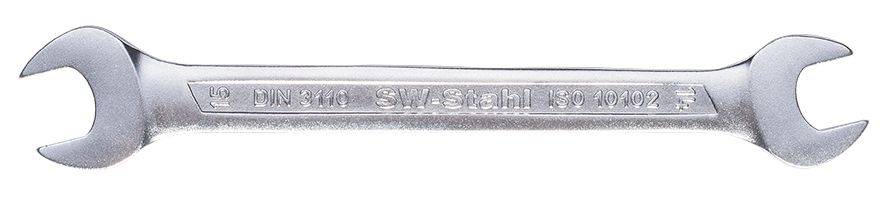 SW-Stahl 00103L Doppelgabelschlüssel SW 10 und 11 mm I Gabelschlüssel I Maulschlüssel offen I Doppelmaulschlüssel 10x11-3