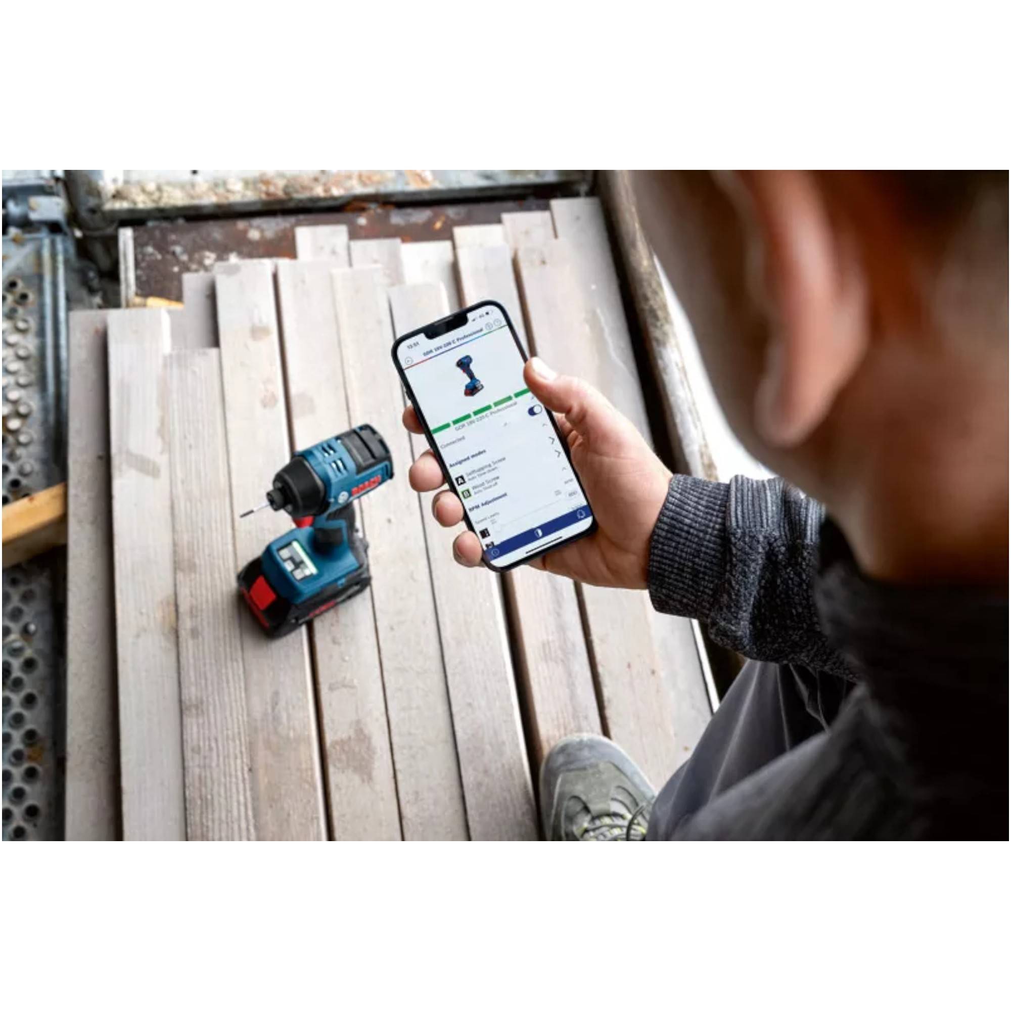 Bosch GDR 18V-220 C Professional Akku Drehschlagschrauber 18 V 220 Nm 1/4" Brushless + L-BOXX ( 06019L6001 )-3
