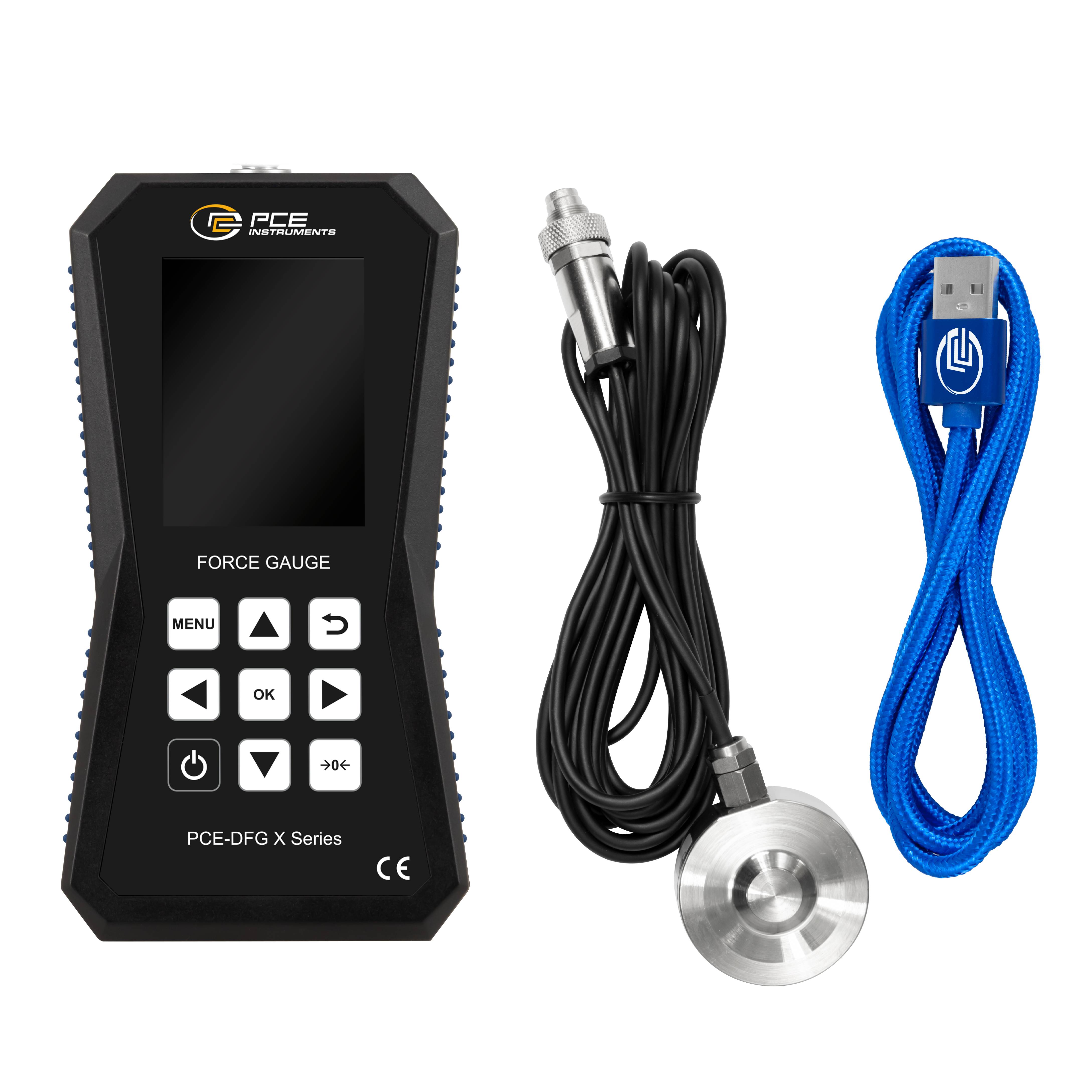 PCE Instruments Kraftmesser PCE-DFG 20K XF |20kN |Genauigkeit ±0,05 % FS |32 GB Speicher für 30 Mio. Messpunkte |USB-C-6