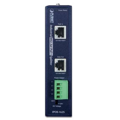 PLANET IPOE-162S - PoE-Splitter (DIN-Schienenmontage mÃ¶glich) - 48 - 56 V - 25 Watt - Ethernet 10/100/1000-1