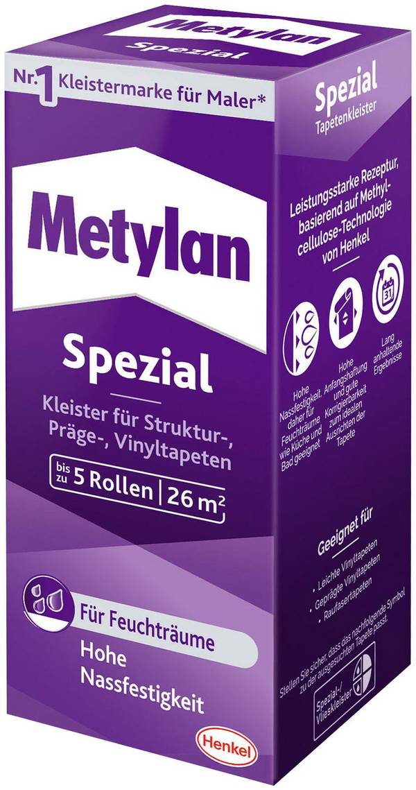 Tapetenklebstoff Metylan Vinyl & Spez. 180g