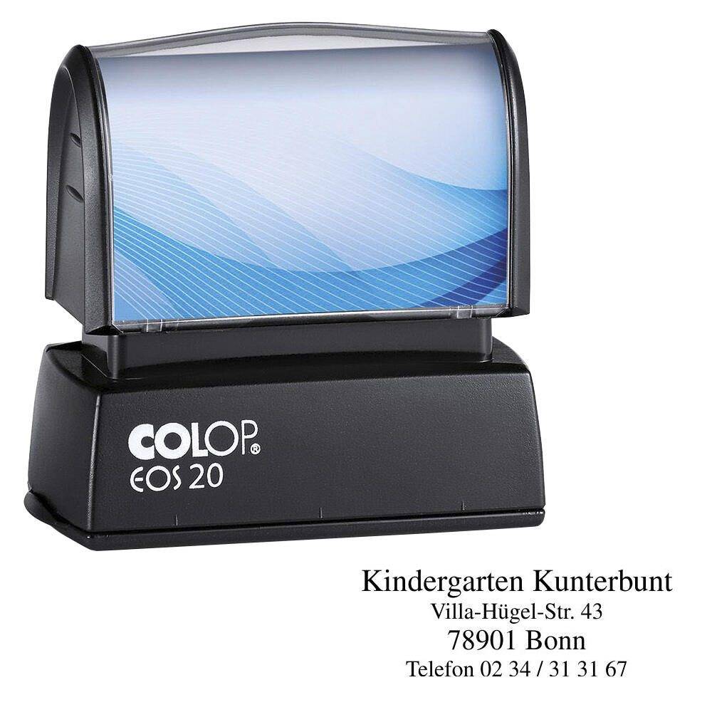 COLOP - Textstempel individualisierbar Eos 20 ohne Logo-0