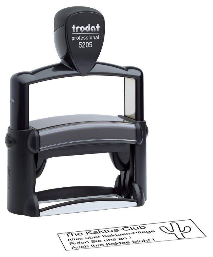 trodat Textstempel, individualisierbar 5205 mit Logo 479543-0