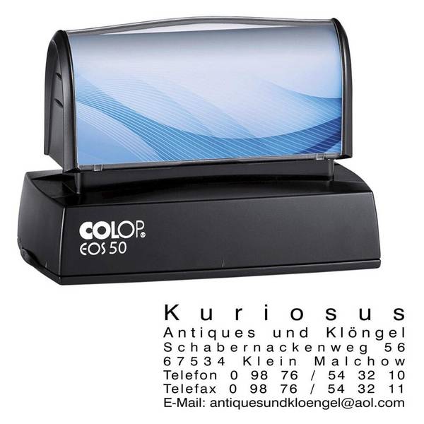 COLOP - Textstempel individualisierbar Eos 50 ohne Logo