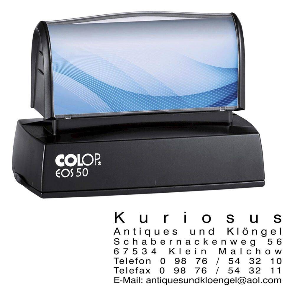 COLOP - Textstempel individualisierbar Eos 50 ohne Logo-0