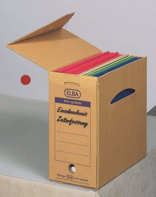 ELBA Tric - Aktenbox - für A4 - Nature Brown-0