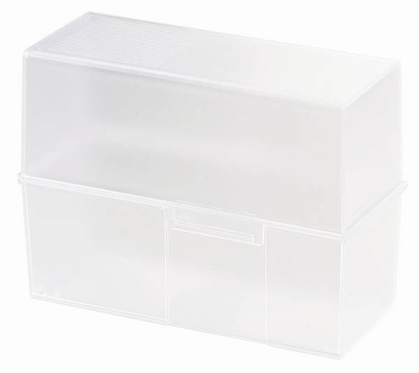 HAN A6 Karteikasten A6 400 Karteikarten transparent 976-63D