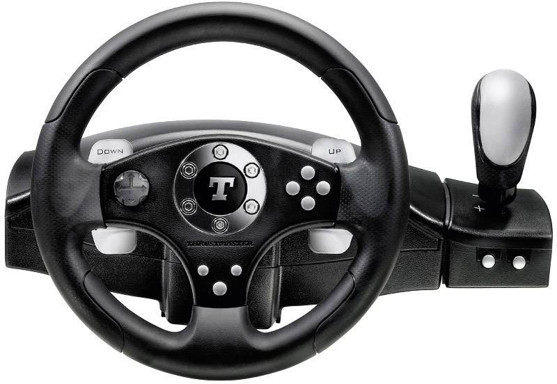 Lenkrad Thrustmaster RGT Force Feedback Clutch Edition USB PC Schwarz inkl. Gangschaltung, inkl