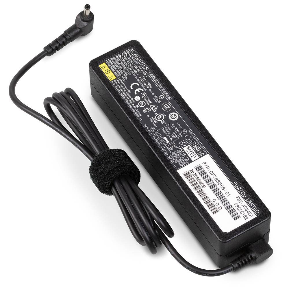 Fujitsu Original 65W Slim Notebook Netzteil (S26391-F1416-L520, 19V, 3.42A, u.a. Stylisitc Q7310, Q7311)-0