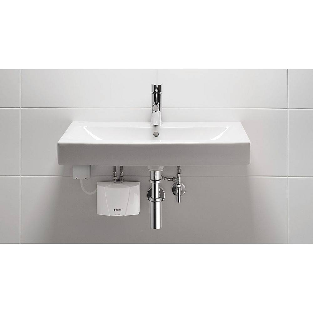 CLAGE MBH3 Durchlauferhitzer 3,5kW 230V Unter­tisch max. 2,0l/min hydraulisch gesteuert mit Anschlussset-1
