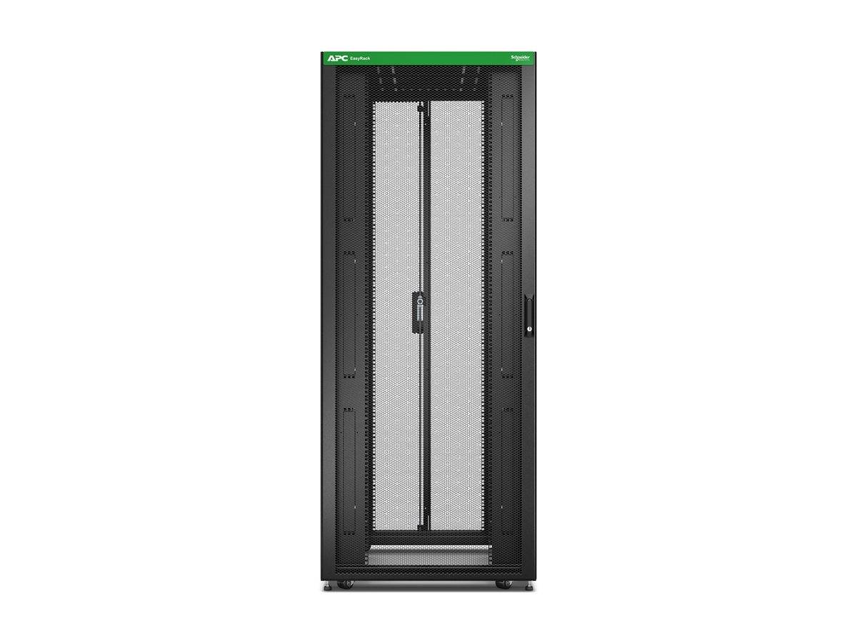 APC Easy Rack Schrank Netzwerkschrank Schwarz 42HE 48,3 cm 19" 800mm/42U/1000mm with Roof castors feet and 4 Brackets-1