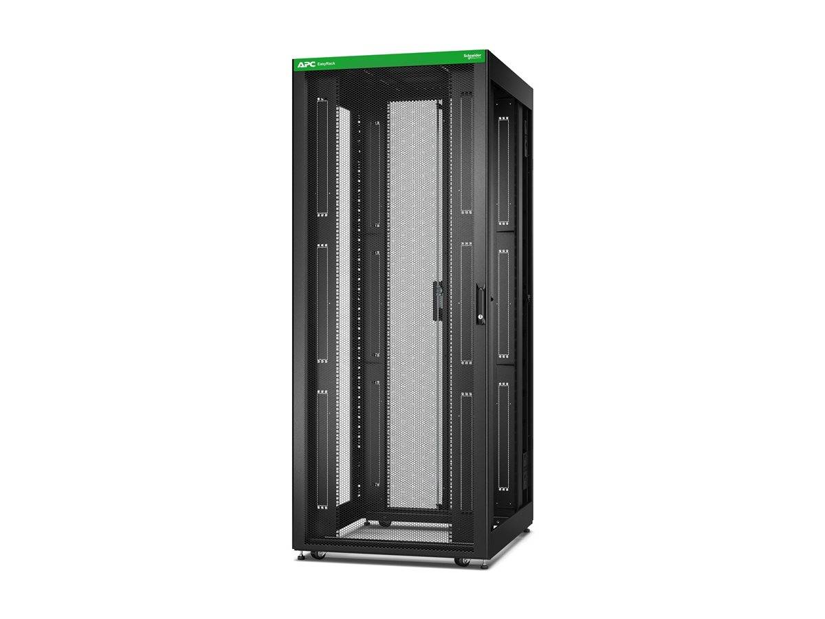 APC Easy Rack Schrank Netzwerkschrank Schwarz 42HE 48,3 cm 19" 800mm/42U/1000mm with Roof castors feet and 4 Brackets-3