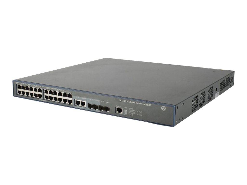 HPE - Aruba JG306B Switch - 24 Anschlüsse - managed - stapelbar Netzwerkgerät-1
