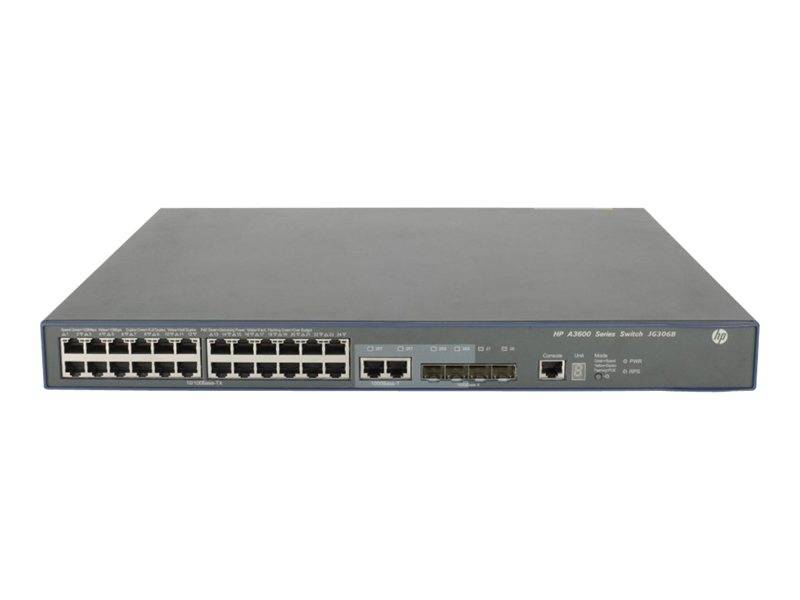 HPE - Aruba JG306B Switch - 24 Anschlüsse - managed - stapelbar Netzwerkgerät-4