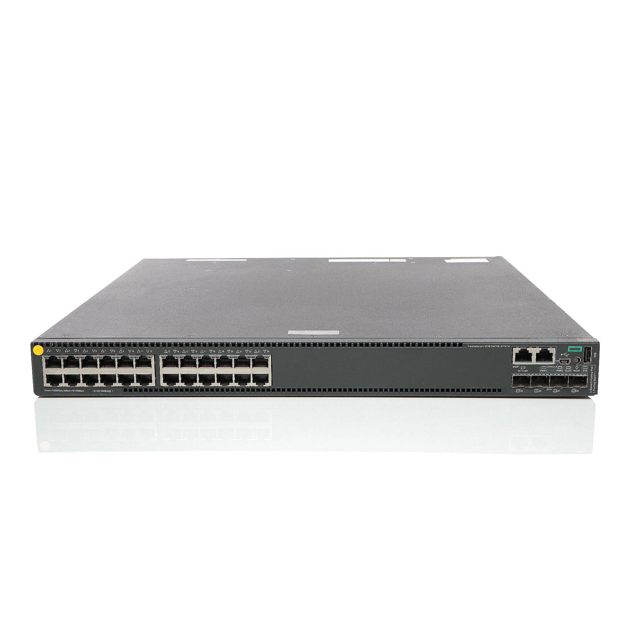 HPE - Aruba JH147A Switch - 24 Anschlüsse - managed - stapelbar Netzwerkgerät-0