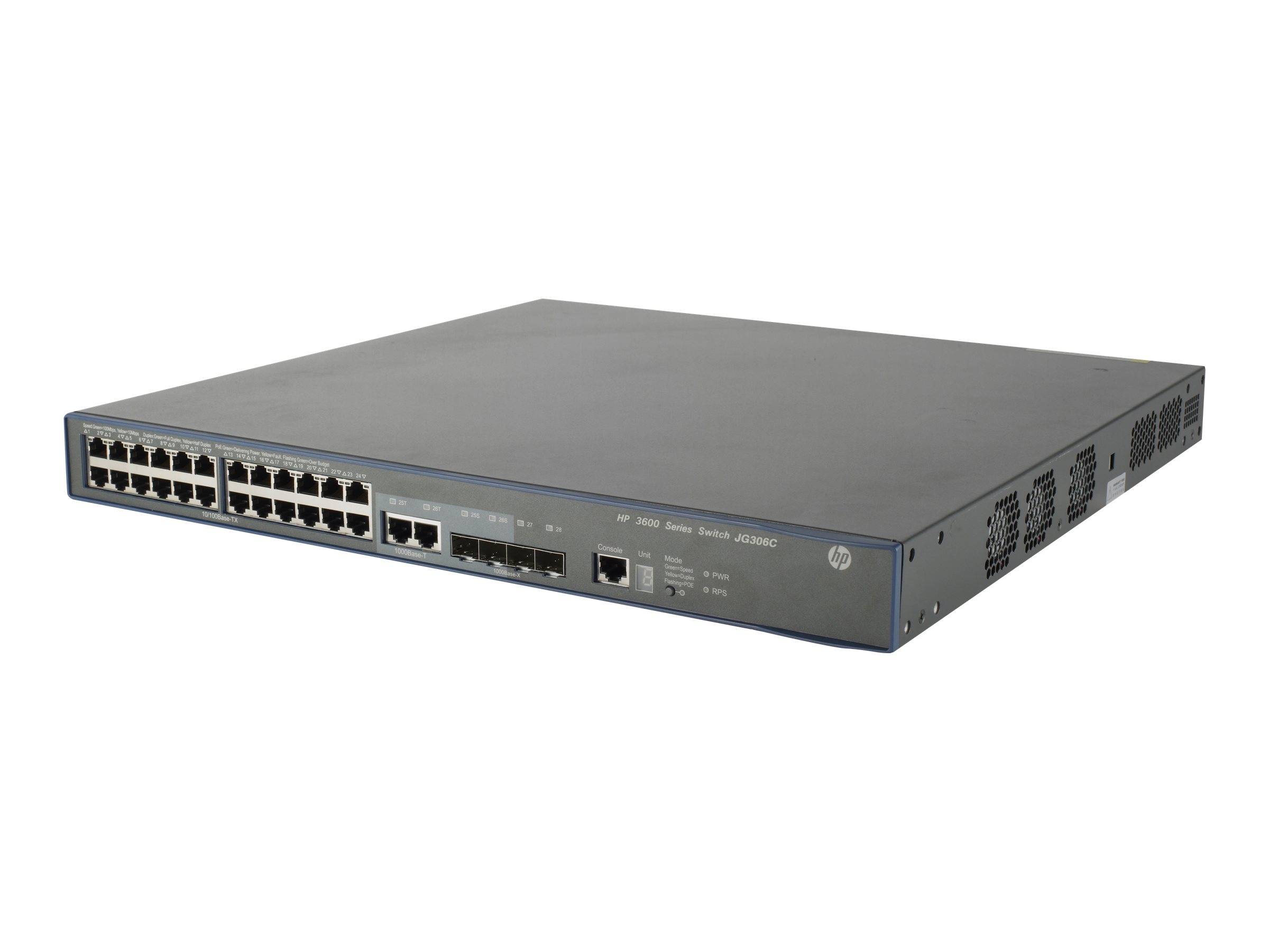 HPE - Aruba JG306C Switch - 24 Anschlüsse - L3 - managed - stapelbar Netzwerkgerät-2