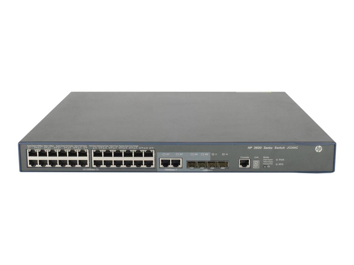 HPE - Aruba JG306C Switch - 24 Anschlüsse - L3 - managed - stapelbar Netzwerkgerät-3