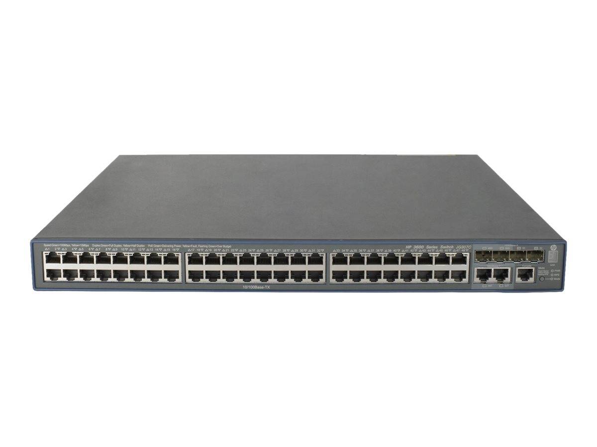 HPE - Aruba JG307C Switch - 48 Anschlüsse - L3 - managed - stapelbar Netzwerkgerät-1